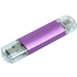 OTG USB Alumiini, purppura liikelahja logopainatuksella