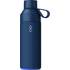 Ocean Bottle 500 ml:n tyhjiöeristetty vesipullo, sininen-valtameri liikelahja logopainatuksella