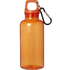 Oregon 400 ml:n RCS-sertifioidusta kierrätetystä muovista valmistettu vesipullo karabiinihaalla, oranssi lisäkuva 2