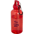 Oregon 400 ml:n RCS-sertifioidusta kierrätetystä muovista valmistettu vesipullo karabiinihaalla, punainen lisäkuva 1