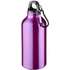 Oregon-juomapullo koukulla, violetti liikelahja logopainatuksella