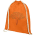 Oregon-puuvillareppu kiristysnyörillä, 140 g/m² 5L, oranssi lisäkuva 2