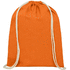 Oregon-puuvillareppu kiristysnyörillä, 140 g/m² 5L, oranssi lisäkuva 3