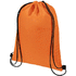 Oriole 12-tölkin jäähdytinlaukku kiristysnyörillä 5L, oranssi liikelahja logopainatuksella