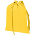 Oriole-reppu kiristysnyörillä ja hihnoilla 5L, keltainen liikelahja logopainatuksella