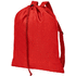 Oriole-reppu kiristysnyörillä ja hihnoilla 5L, punainen liikelahja logopainatuksella