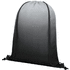 Oriole-reppu kiristysnyörillä ja väriliukutehosteella 5L, musta liikelahja logopainatuksella