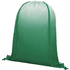 Oriole-reppu kiristysnyörillä ja väriliukutehosteella 5L, vihreä liikelahja logopainatuksella