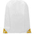 Oriole-reppu kiristysnyörillä värikkäillä kulmilla 5L, valkoinen, keltainen lisäkuva 3