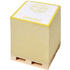 Pallet Block Mate®-muistiokuutio lavalla, 1A, 100x100, valkoinen liikelahja logopainatuksella