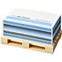 Pallet Block Mate®-muistiokuutio lavalla, 2B, 120x80, valkoinen lisäkuva 2