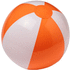 Palma-rantapallo, valkoinen, oranssi liikelahja logopainatuksella