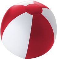 Palma-rantapallo, valkoinen, punainen liikelahja logopainatuksella