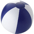Palma-rantapallo, valkoinen, tummansininen liikelahja logopainatuksella