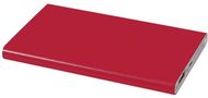 Pep-varavirtalähde, 4000 mAh, punainen liikelahja logopainatuksella