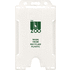 Pierre kierrätetystä muovista valmistettu kortinpidike, valkoinen lisäkuva 1