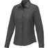 Pollux naisten pitkähihainen paita, myrskyinen-harmaa liikelahja logopainatuksella