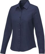 Pollux naisten pitkähihainen paita, tummansininen liikelahja logopainatuksella