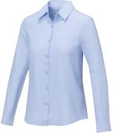 Pollux naisten pitkähihainen paita, vaaleansininen liikelahja logopainatuksella