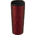 Prism 450 ml kuparityhjiöeristetty kahvimuki, punainen liikelahja logopainatuksella