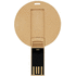 Pyöreä biohajoava USB, ruskea lisäkuva 2