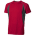 Quebec miesten lyhythihainen tyköistuva t-paita, antrasiitti, punainen liikelahja logopainatuksella