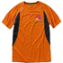 Quebec miesten lyhythihainen tyköistuva t-paita, antrasiitti, oranssi lisäkuva 1
