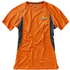Quebec naisten lyhythihainen tyköistuva t-paita, antrasiitti, oranssi lisäkuva 1
