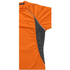Quebec naisten lyhythihainen tyköistuva t-paita, antrasiitti, oranssi lisäkuva 4