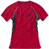Quebec naisten lyhythihainen tyköistuva t-paita, antrasiitti, punainen lisäkuva 1