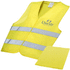 RFX Watch-out XL turvaliivi pussissa ammattikäyttöön, neon-keltainen liikelahja logopainatuksella