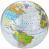 Rantapallo maapallo-painatuksella liikelahja logopainatuksella