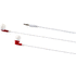 Rebel-nappikuulokkeet, valkoinen, punainen lisäkuva 6