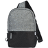 Reclaim GRS-kierrätetty kaksisävyinen sling-laukku 3,5 l, harmaa, musta lisäkuva 2