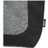 Reclaim GRS-kierrätetty kaksivärinen vetoketjullinen kassi 15 l, harmaa, musta lisäkuva 5