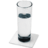 Renzo neliönmuotoinen muovinen lasinalus, läpikuultava-valkoinen lisäkuva 2