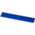 Renzo-viivain, 15 cm, muovinen, sininen liikelahja logopainatuksella