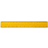 Renzo-viivain, 30 cm, muovinen, keltainen lisäkuva 2