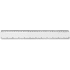 Renzo-viivain, 30 cm, muovinen, läpikuultava-valkoinen lisäkuva 2