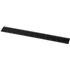 Renzo-viivain, 30 cm, muovinen, musta liikelahja logopainatuksella