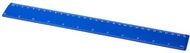 Renzo-viivain, 30 cm, muovinen, sininen liikelahja logopainatuksella