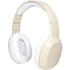 Riff Bluetooth®-kuulokkeet mikrofonilla, vehnänolkea, beige liikelahja logopainatuksella