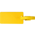 River kierrätetystä materiaalista valmistettu ikkunallinen matkalaukun nimikyltti, keltainen lisäkuva 3