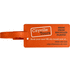 River kierrätetystä materiaalista valmistettu ikkunallinen matkalaukun nimikyltti, oranssi lisäkuva 1