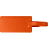 River kierrätetystä materiaalista valmistettu ikkunallinen matkalaukun nimikyltti, oranssi lisäkuva 3
