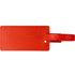 River kierrätetystä materiaalista valmistettu ikkunallinen matkalaukun nimikyltti, punainen lisäkuva 3