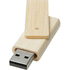 Rotate 16 Gt bambuinen USB-muistitikku, beige liikelahja logopainatuksella
