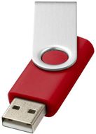 Rotate-basic-USB-muistitikku, 16 GB, punainen liikelahja logopainatuksella