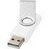 Rotate-basic-USB-muistitikku, 16 GB, valkoinen liikelahja logopainatuksella
