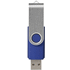 Rotate-basic-USB-muistitikku, 2 Gt, sininen, hopea lisäkuva 3